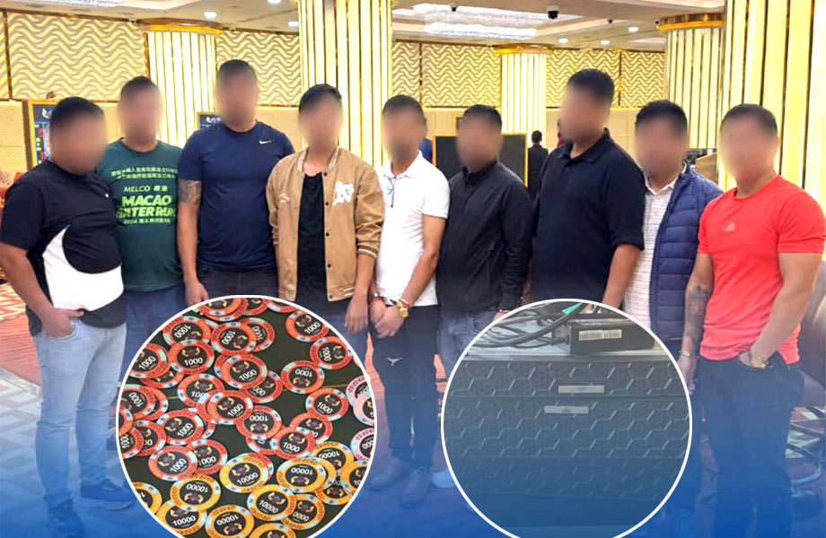 बुढानिलण्ठको गरुड क्यासिनोमा प्रहरीको छापा,११ नेपाली पक्राउ