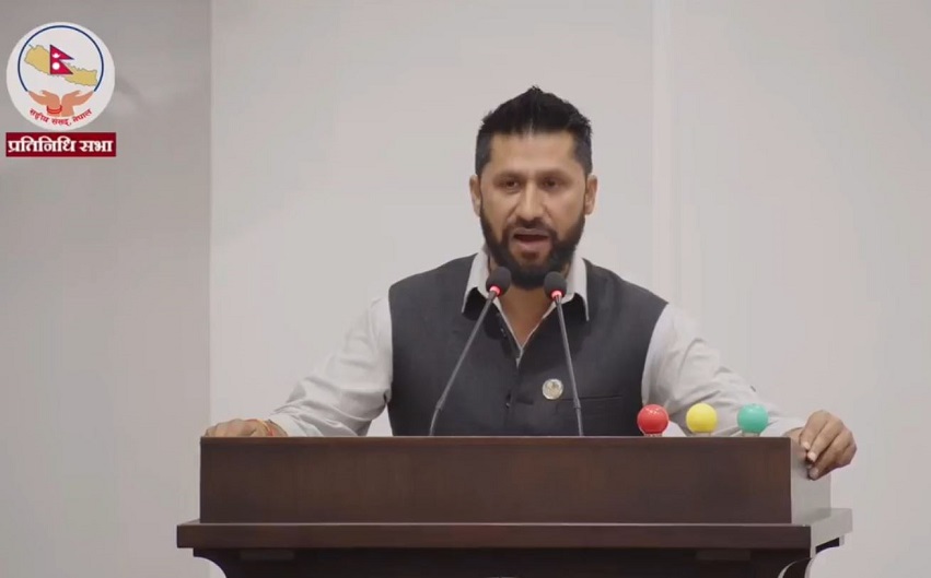 रास्वापा सभापतिकाे लामिछानेले आज संसद्‌मा सम्बोधन