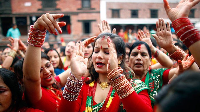 देशै भरि महिलाहरुले  मनाइन हरितालिका तीज